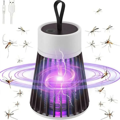 360° UV Mosquito Killer Lamp – Electric Bug Zapper with USB Charging