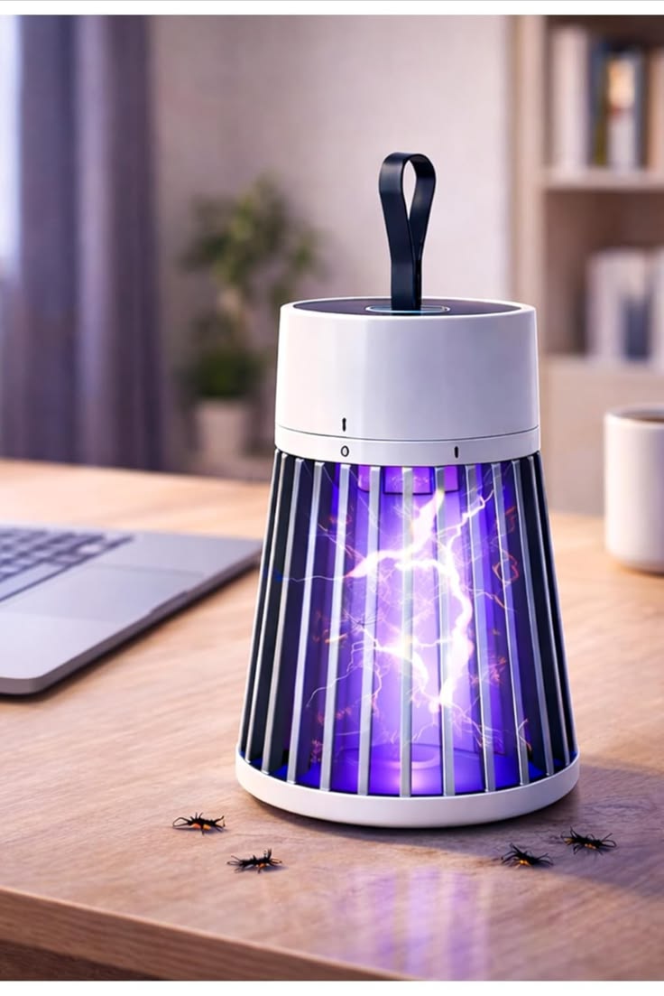 360° UV Mosquito Killer Lamp – Electric Bug Zapper with USB Charging